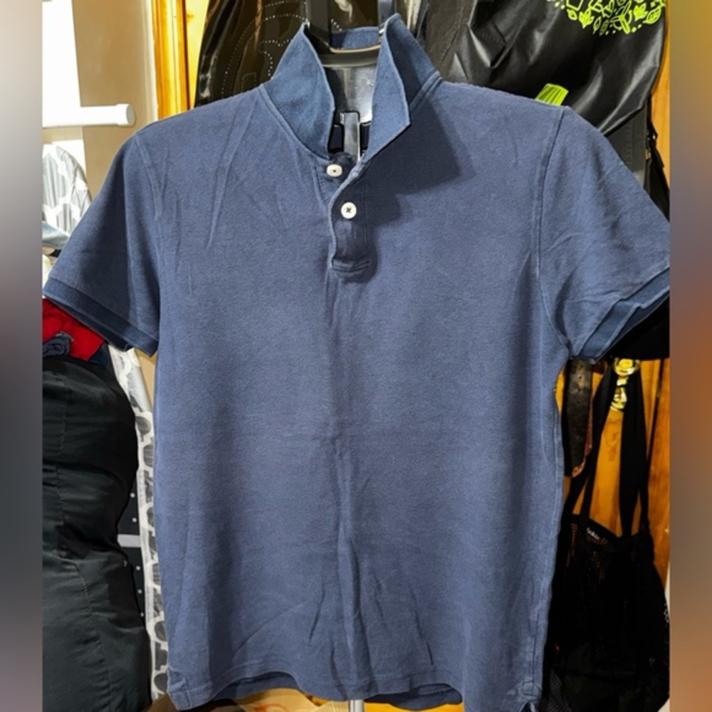 Aeropostale I Men's I Washed I Dark Navy Polo Shirt I Size M I **Vintage
